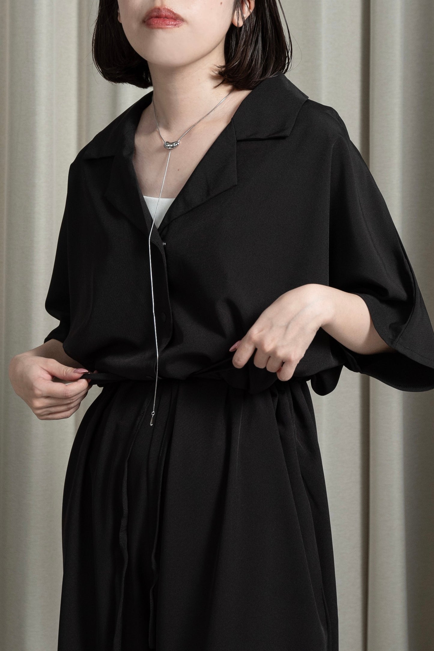 waist ribbon rafu all in one