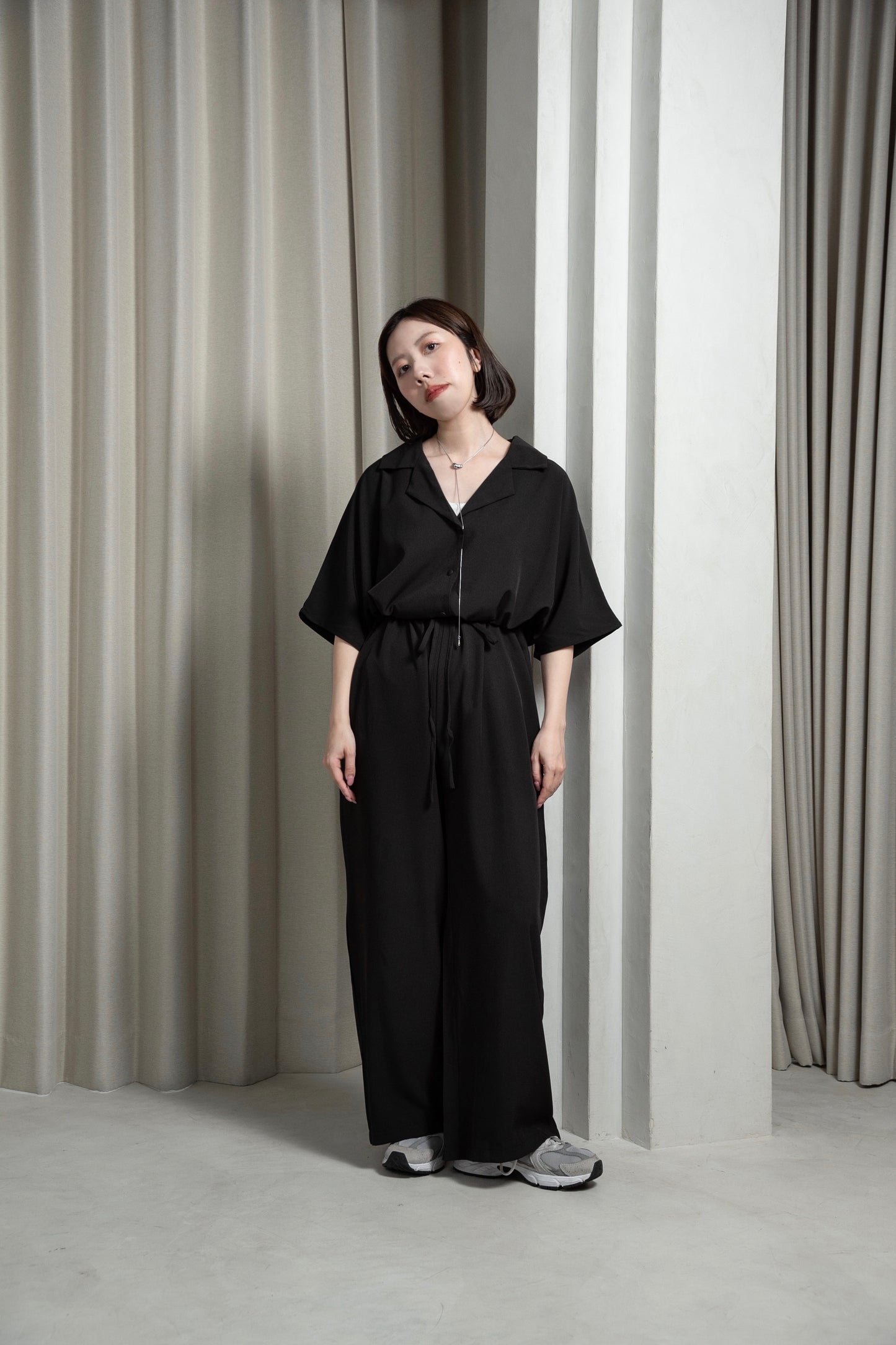 waist ribbon rafu all in one