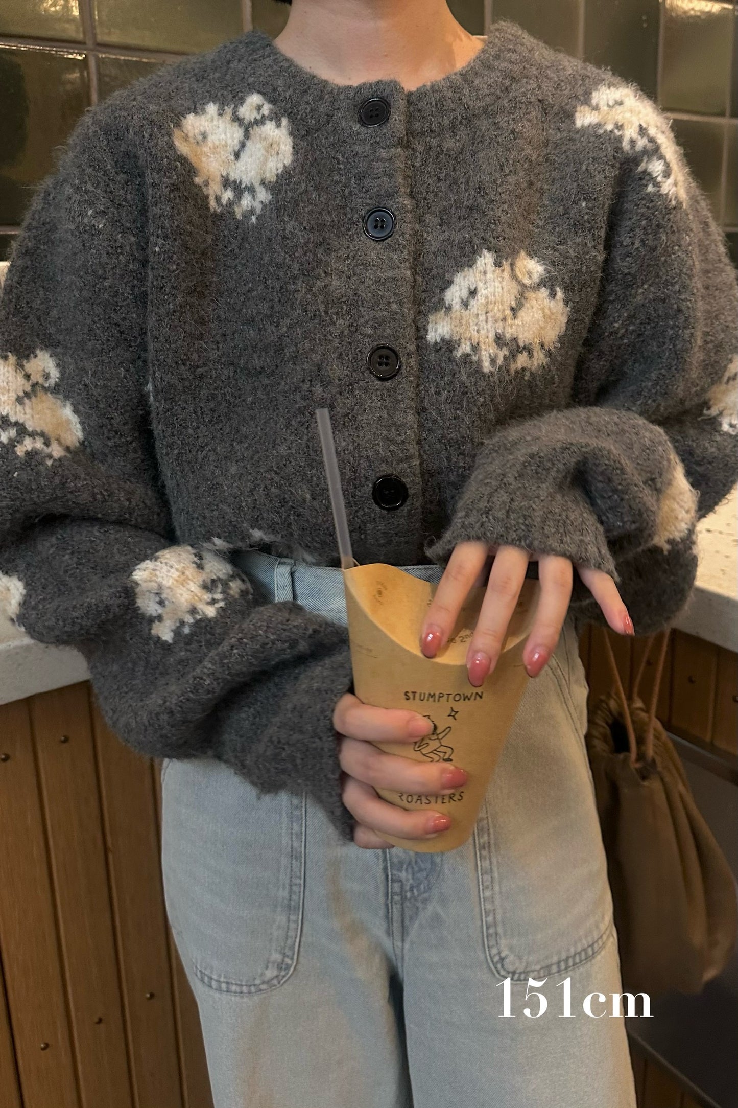 flower nuance cardigan