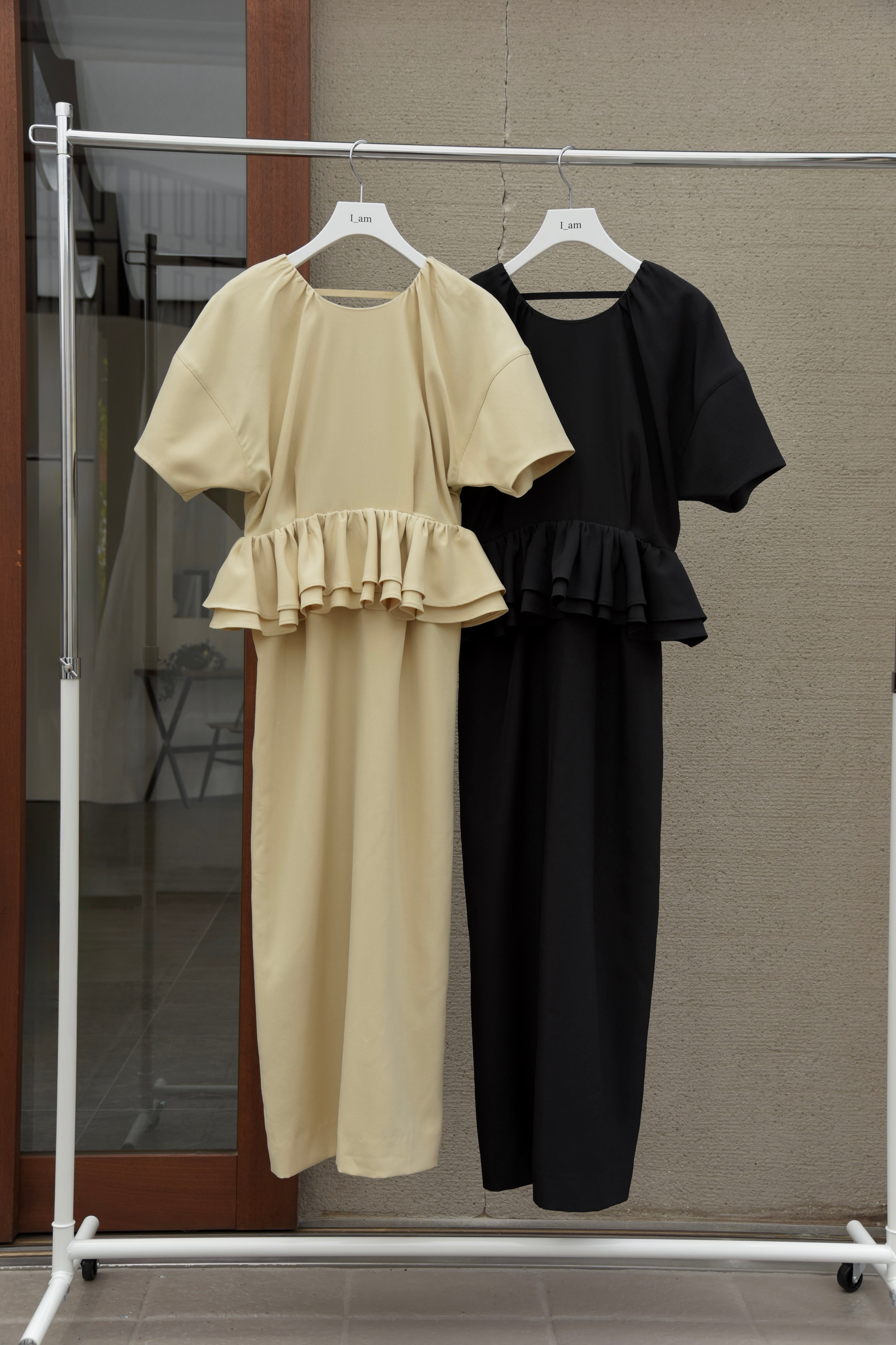 double frill pencil dress – eim online（エイム オンライン）