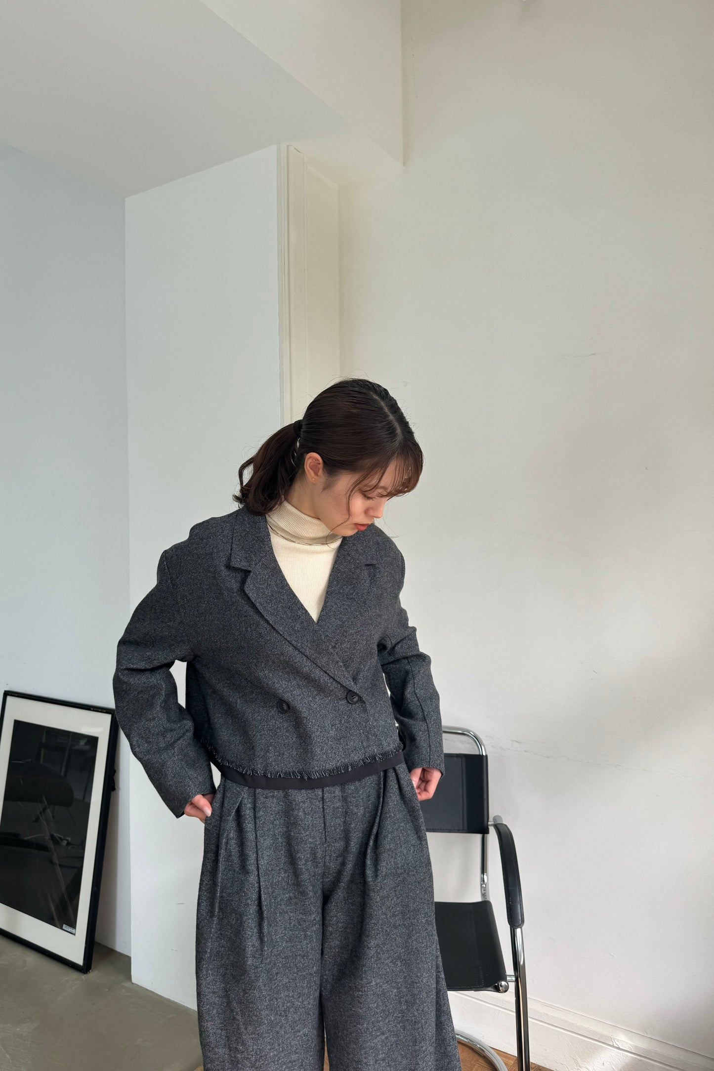 wool like mix jacket