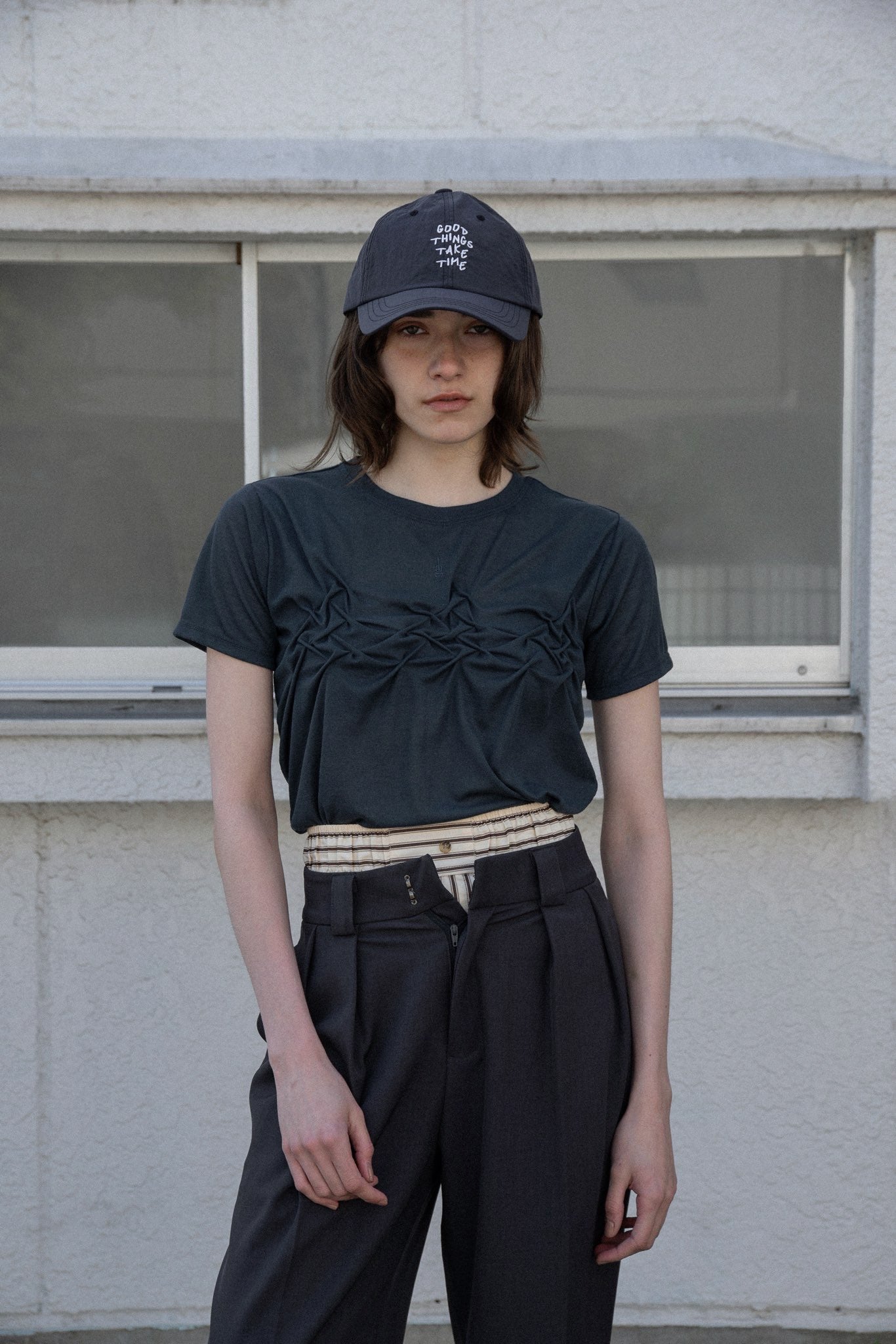 crinkle design point rafu logo t