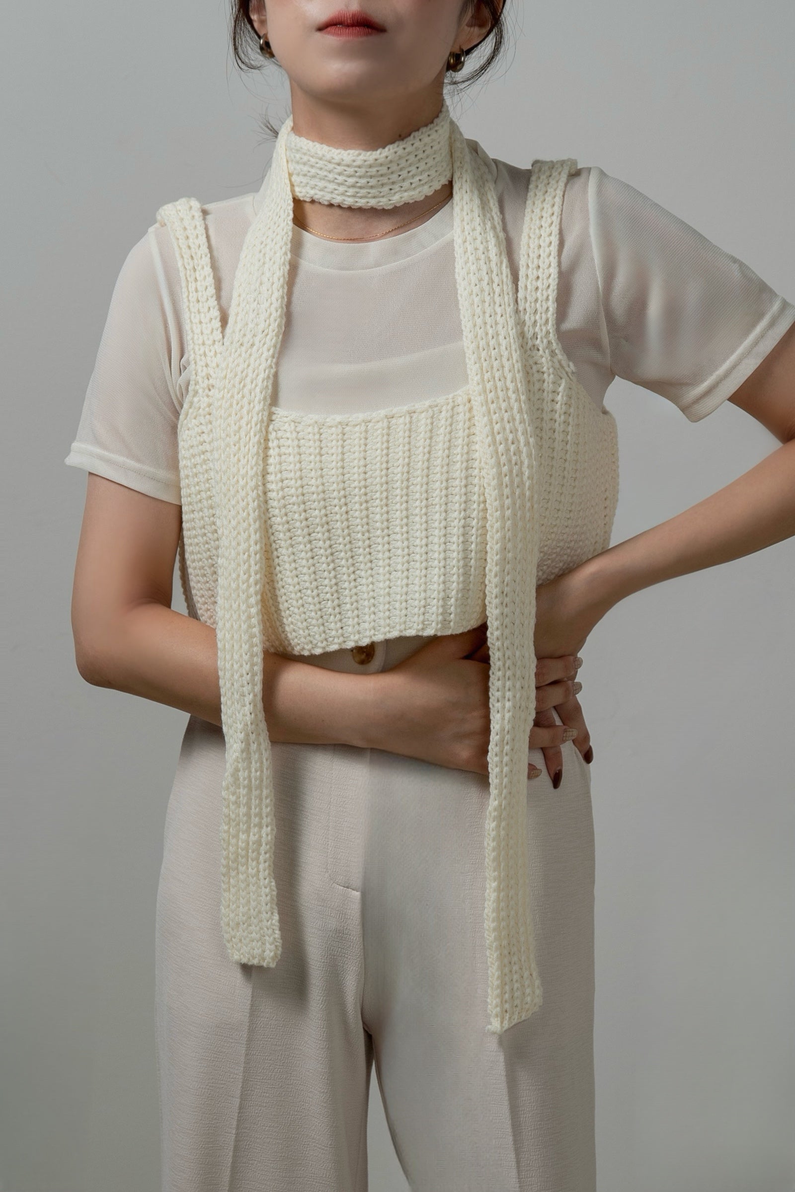 chunky like set knit bustier – eim online（エイム オンライン）