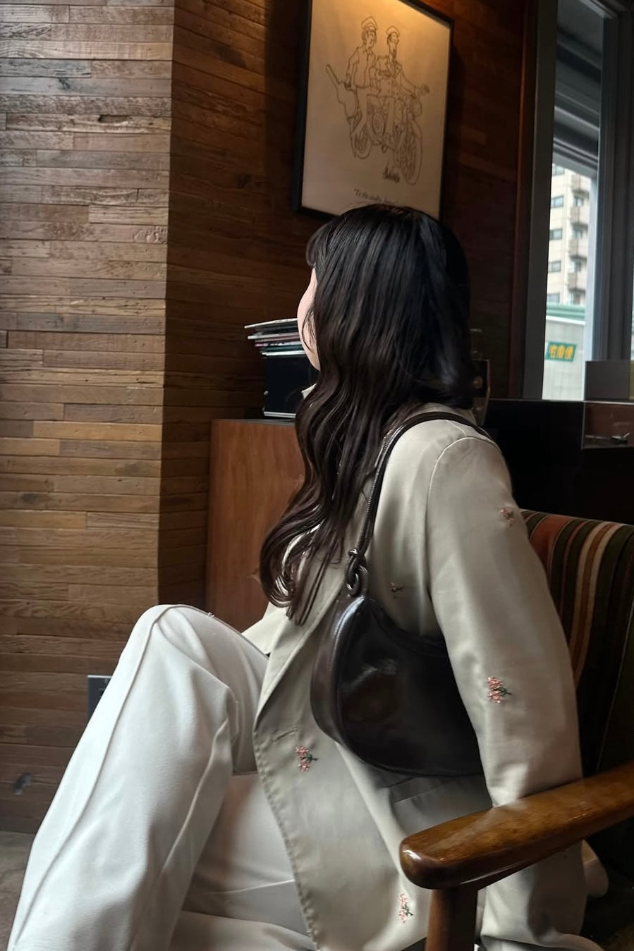embroidery flower jacket