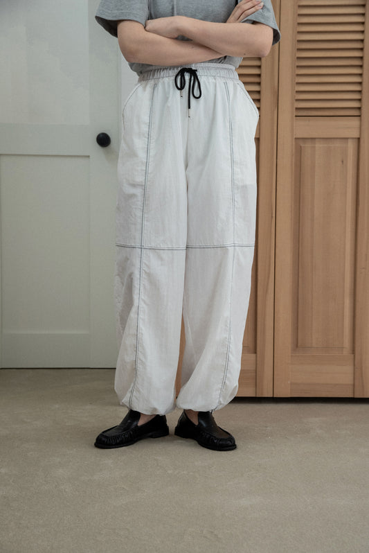 stitch string point shaka pants