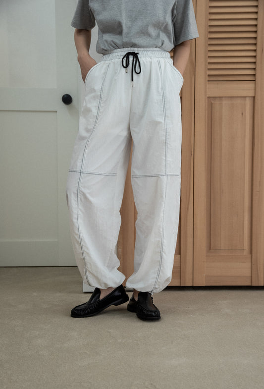 stitch string point shaka pants