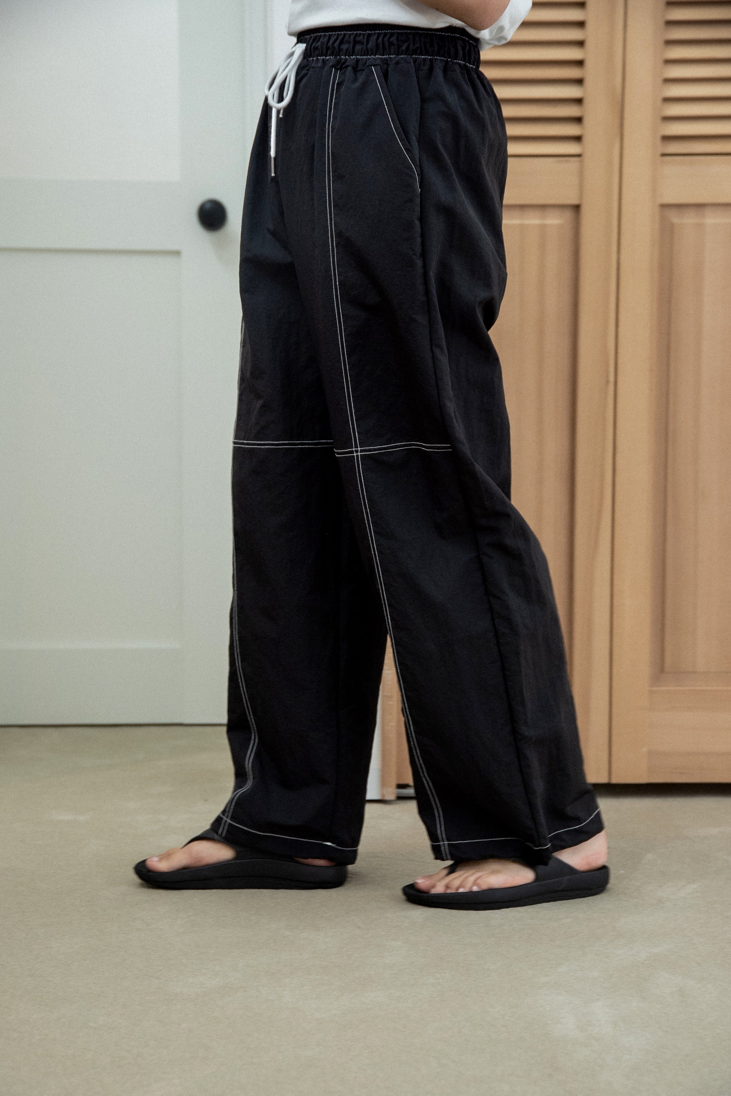 stitch string point shaka pants – eim online（エイム オンライン）