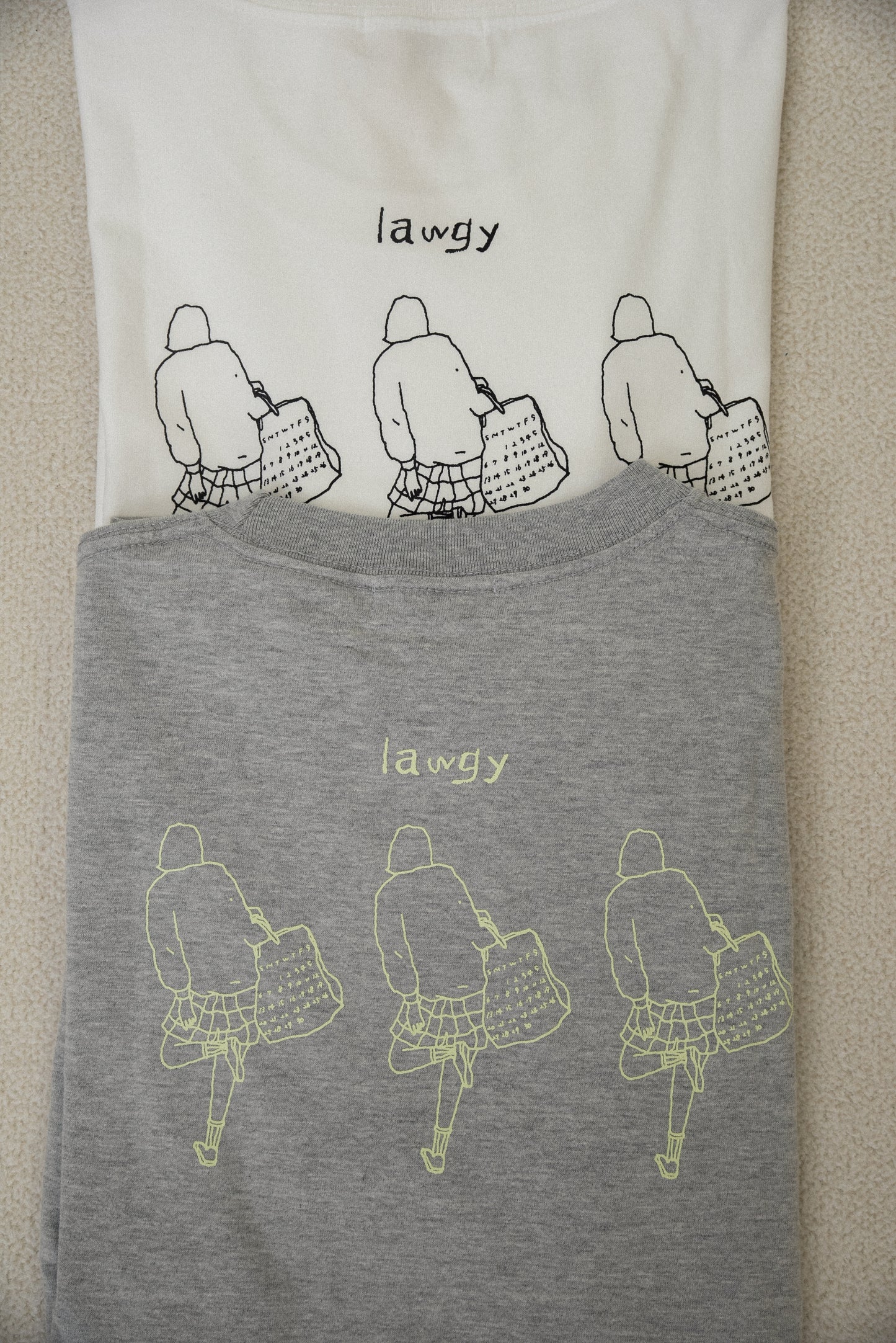 monthly calendar t【lawgy×waka.zoo】