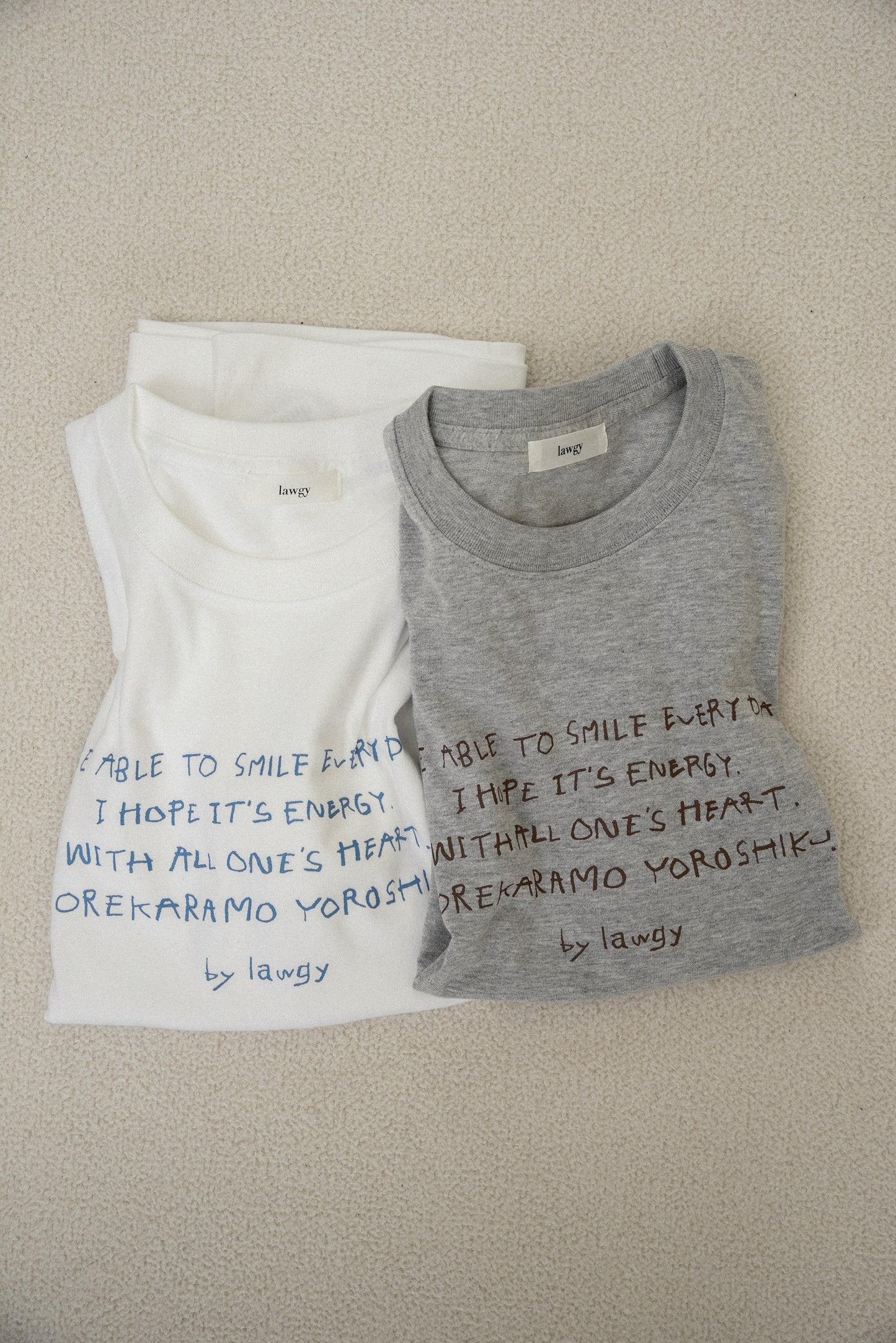 nuance lettering t【lawgy×waka.zoo】
