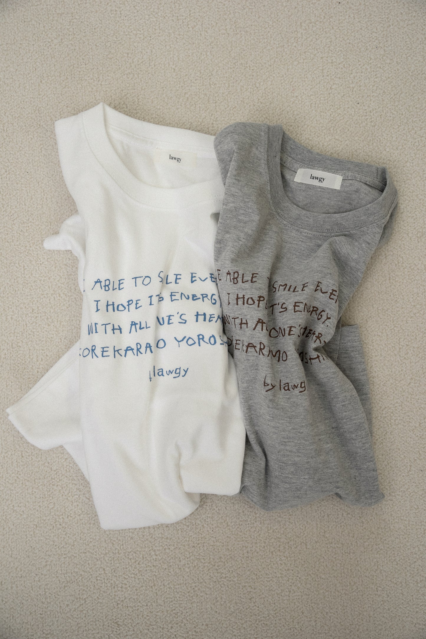 nuance lettering t【lawgy×waka.zoo】