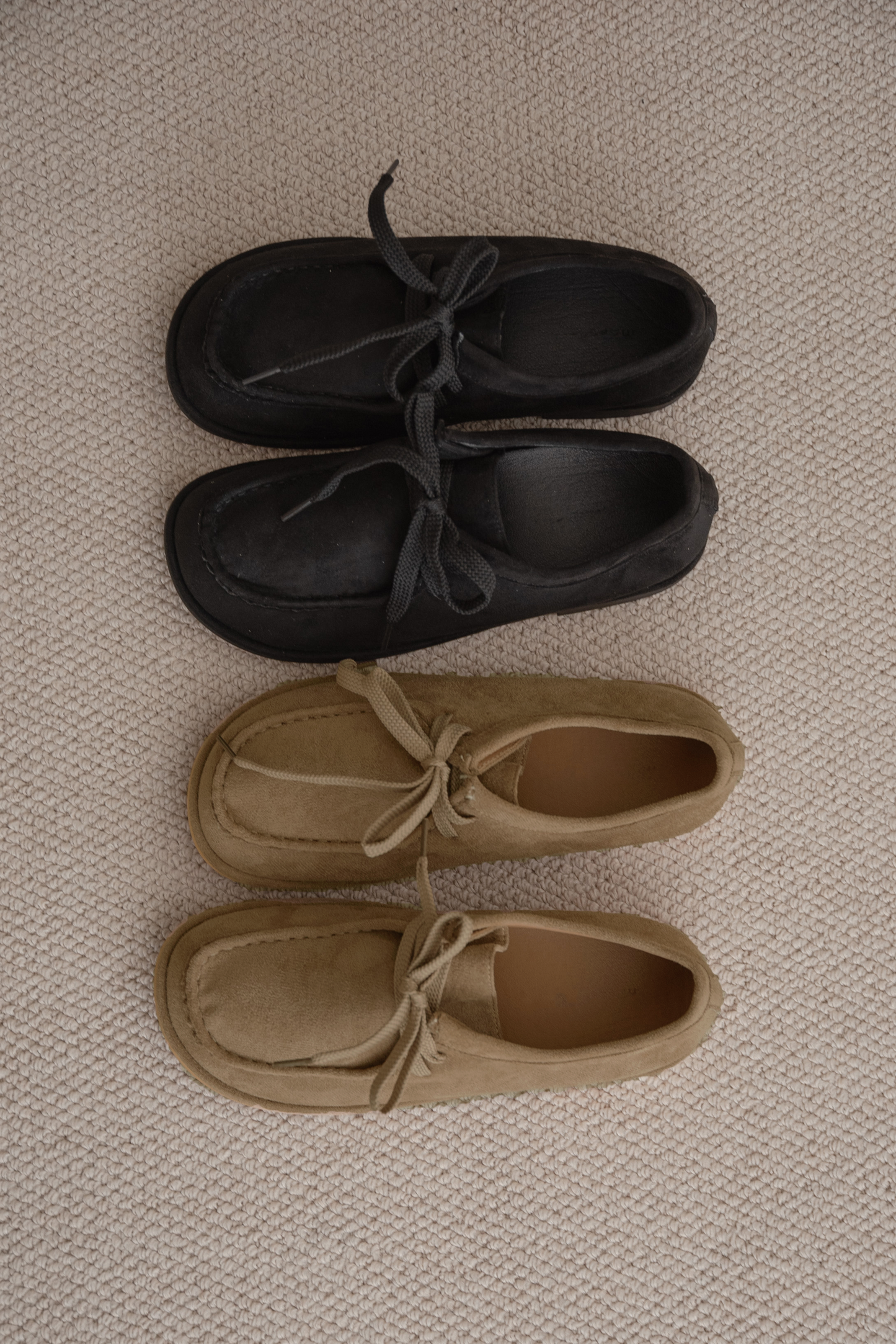 stitch moccasin flat shoes