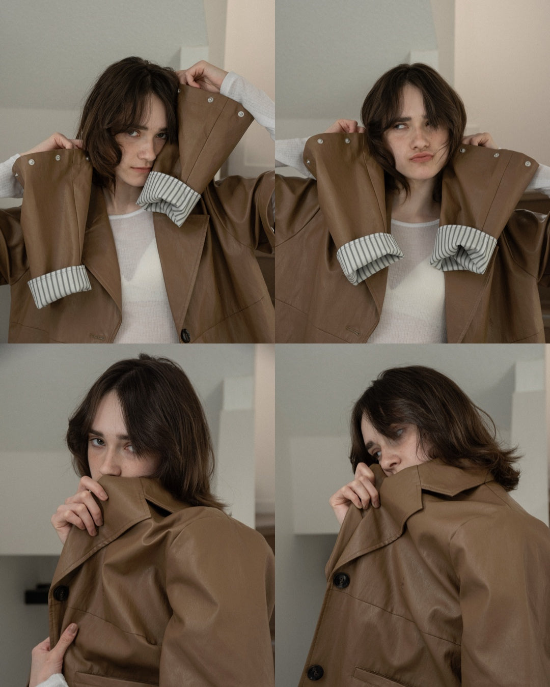 2way sleeve embroidery jacket