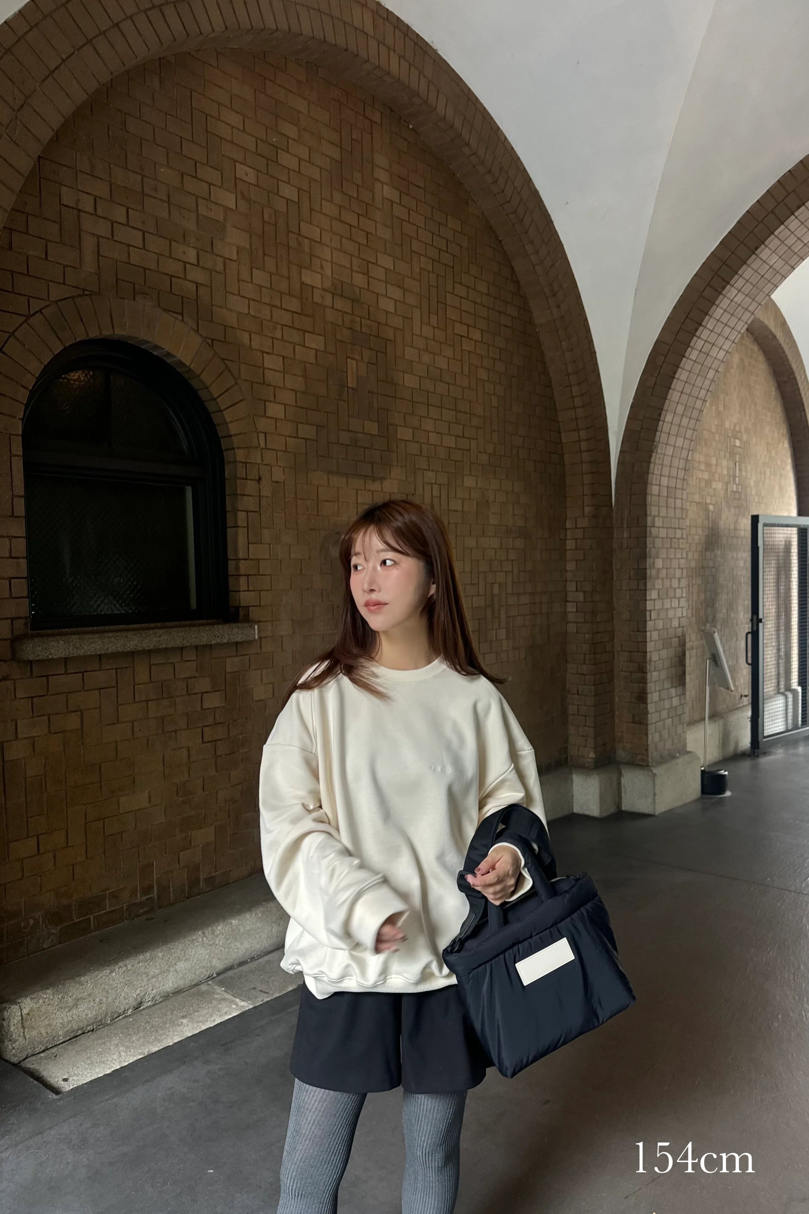 collab embroidered logo sweat【I_am × kimina】 – eim online