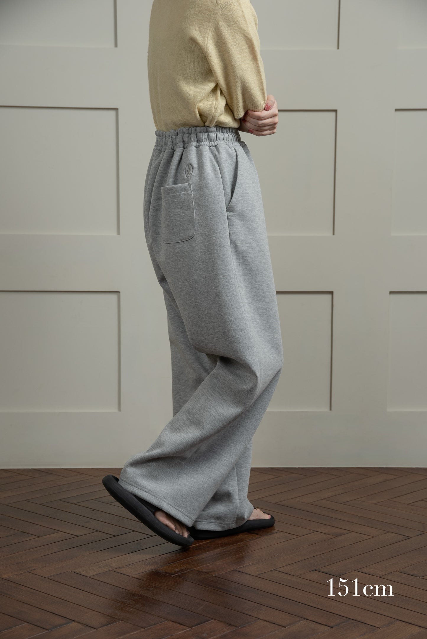 lawgy original logo embroidery sweat pants