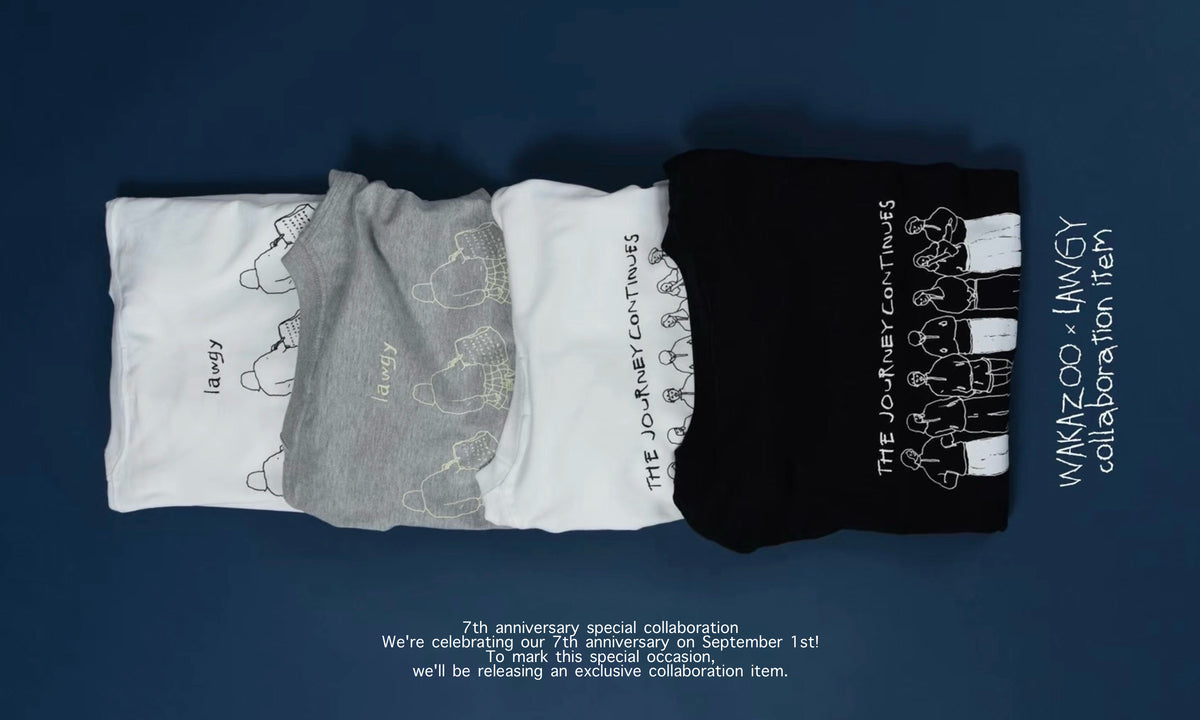 【WAKAZOO×lawgy】7th anniversary special collaboration