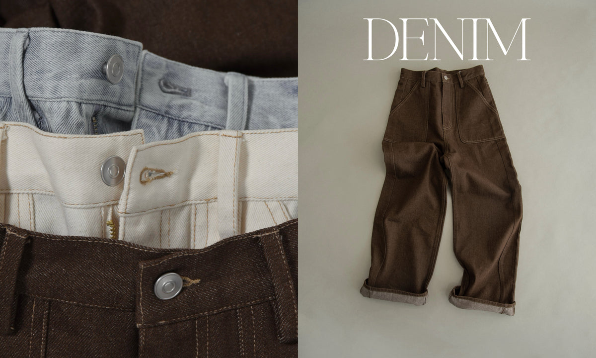 【RE STOCK】nuance wave lawgy patch denim