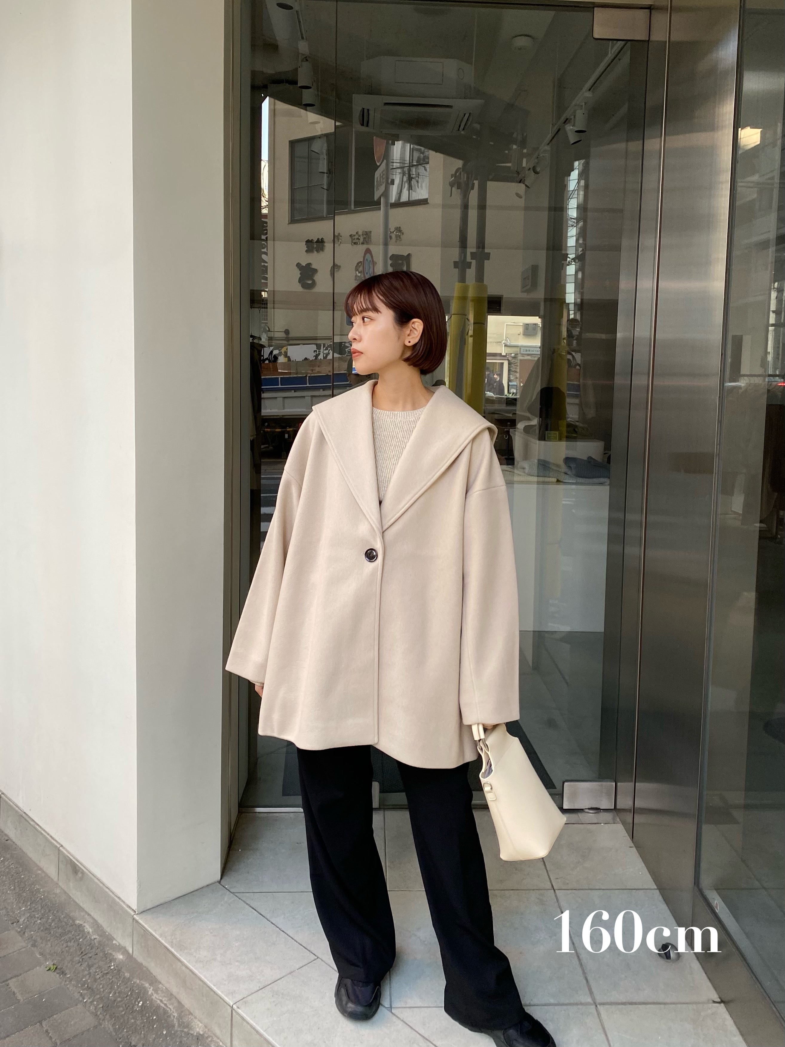 sailor collar midi coat – eim online（エイム オンライン）