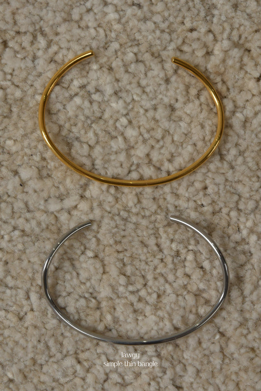simple thin bangle