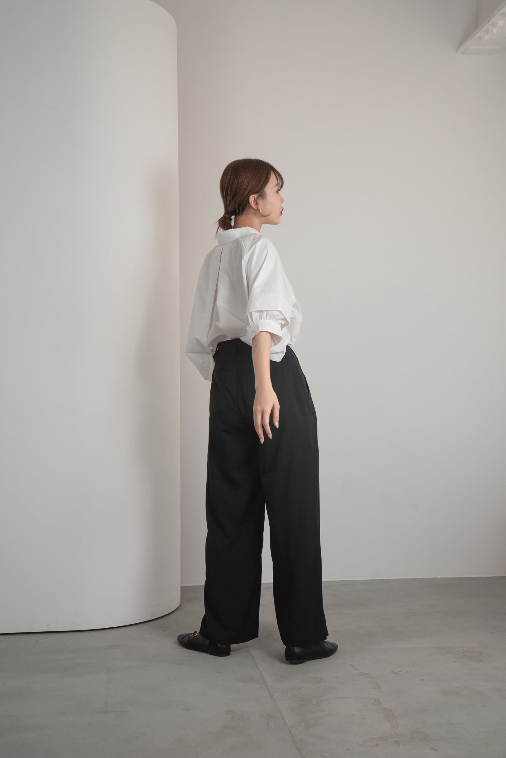 ANDREA&Co. yukko STUDS DOUBLE BELT PANTS - カジュアルパンツ