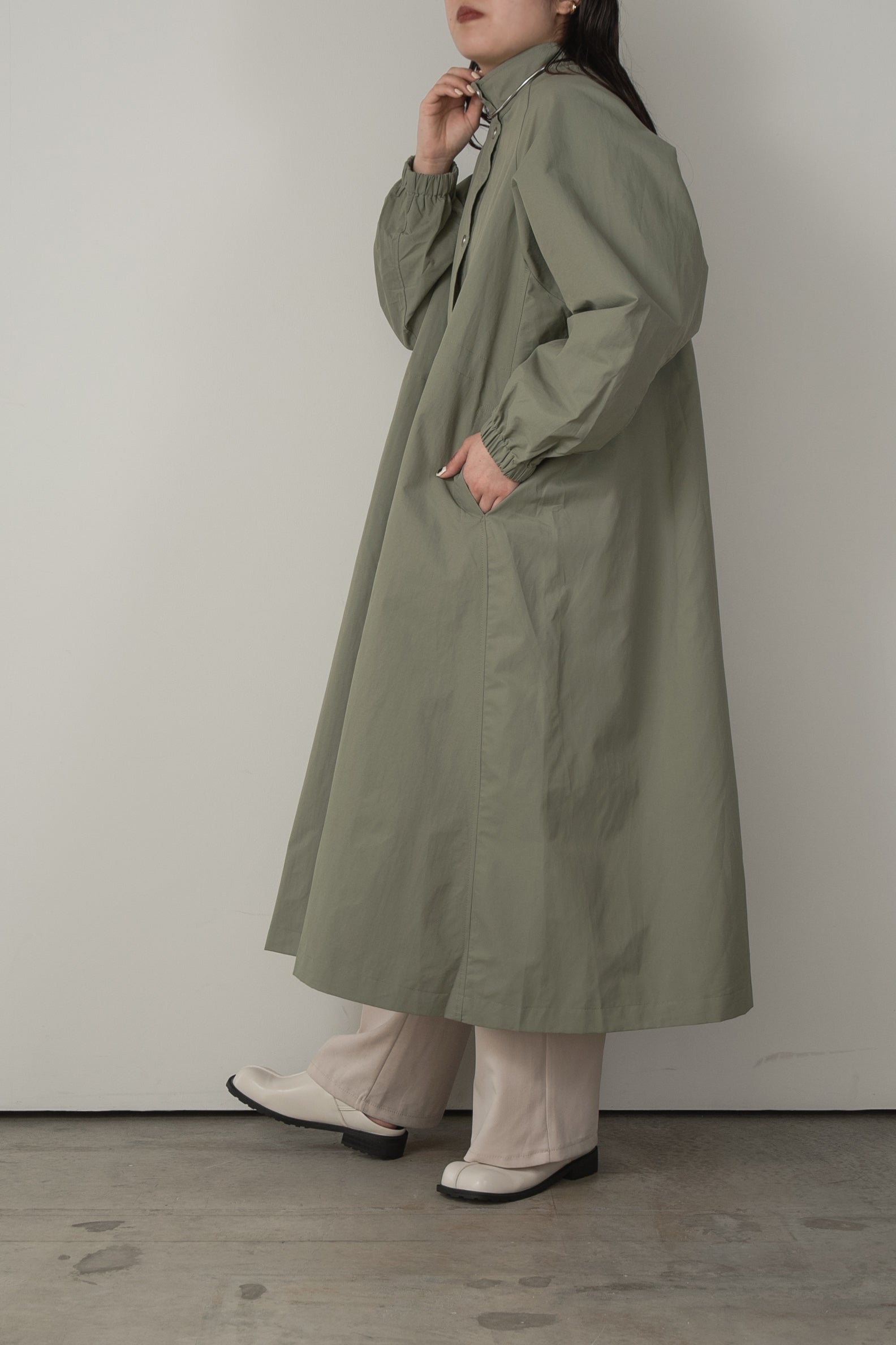 waist drawstring coat – eim online（エイム オンライン）