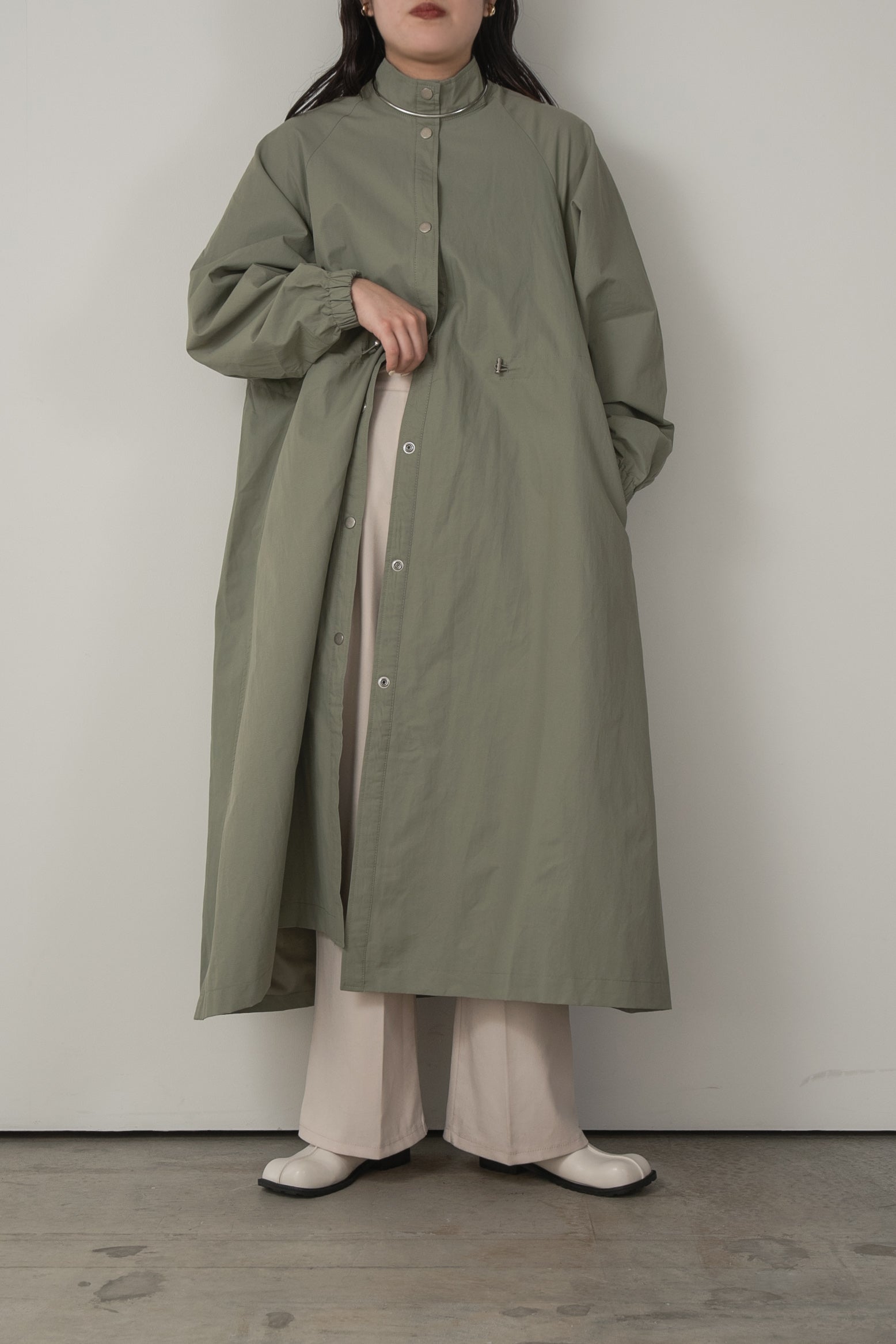 waist drawstring coat – eim online（エイム オンライン）