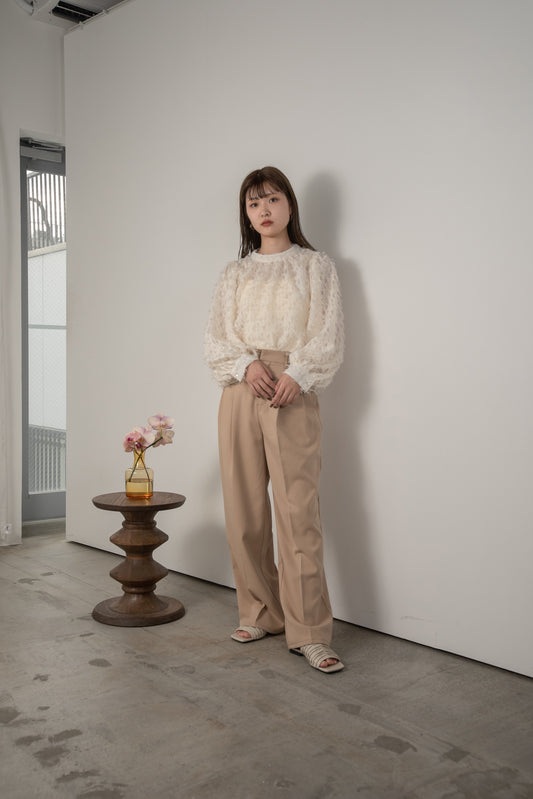 ester twill tuck pants