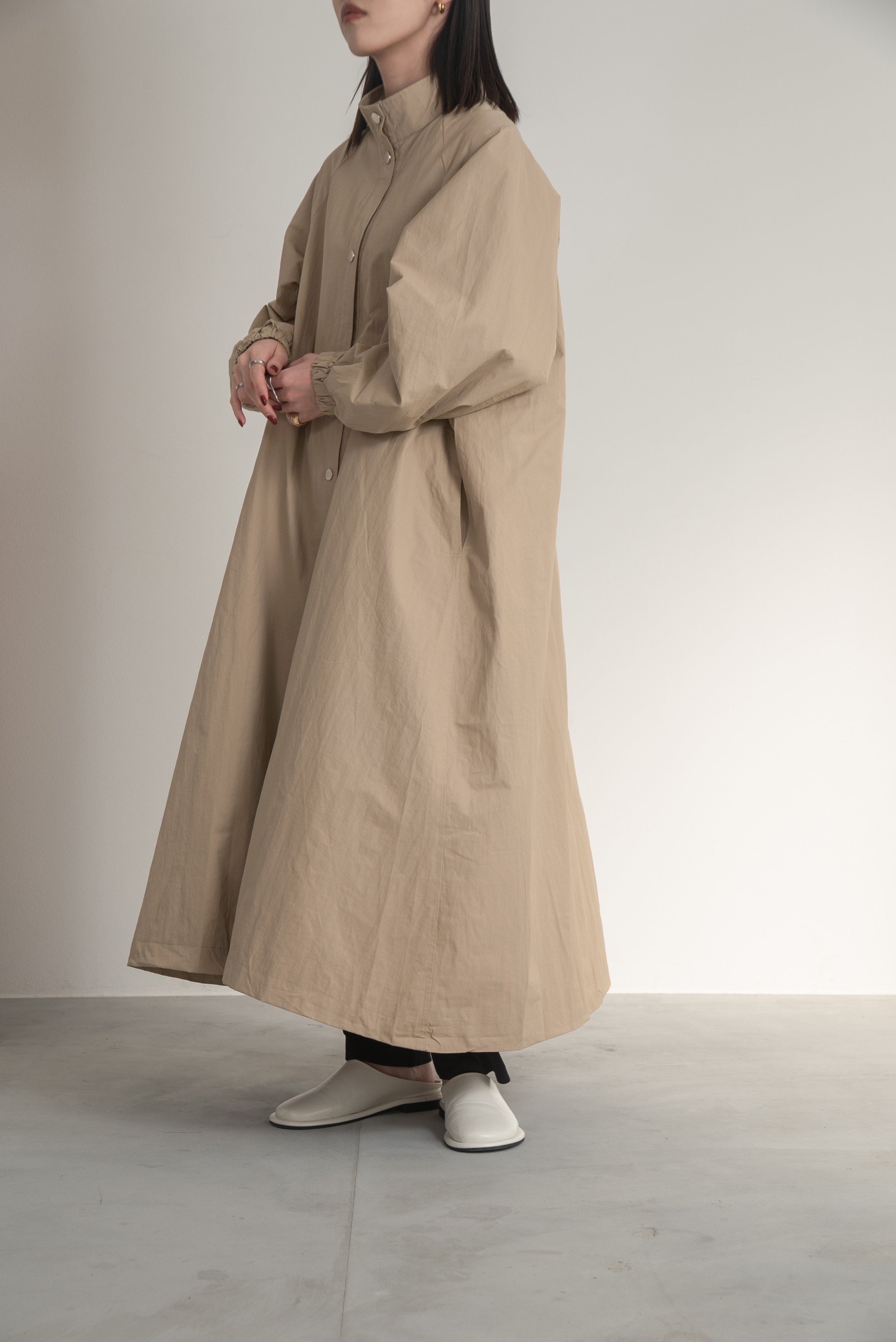 waist drawstring coat – eim online（エイム オンライン）