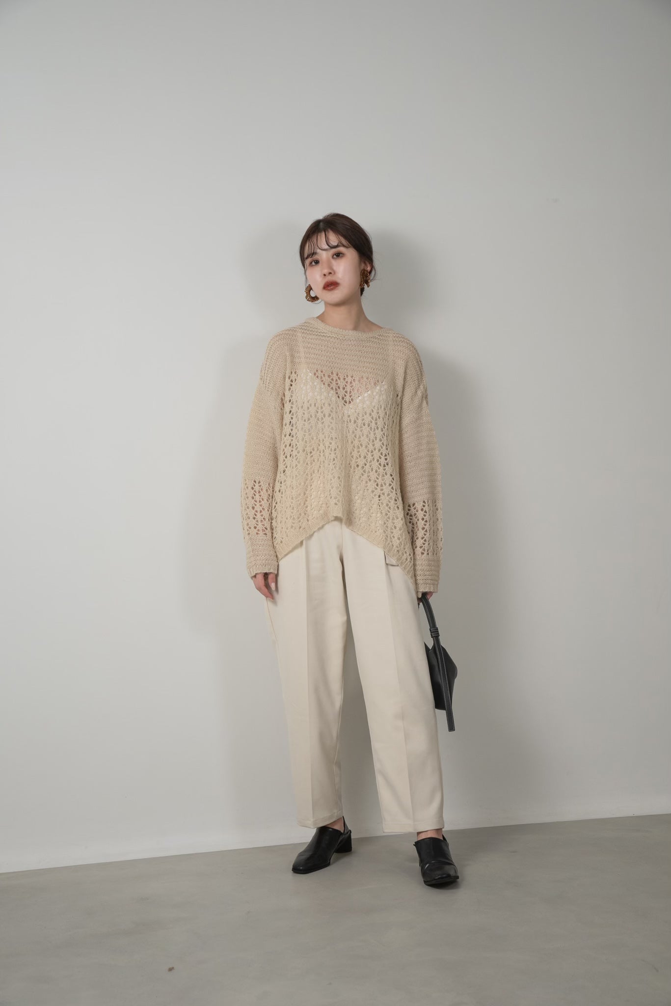 mohair low gauge knit